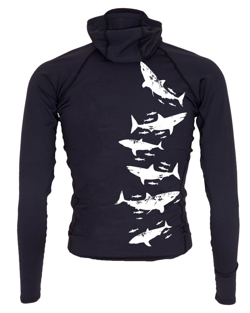 White Sharks Thermal Hooded Rash Guard