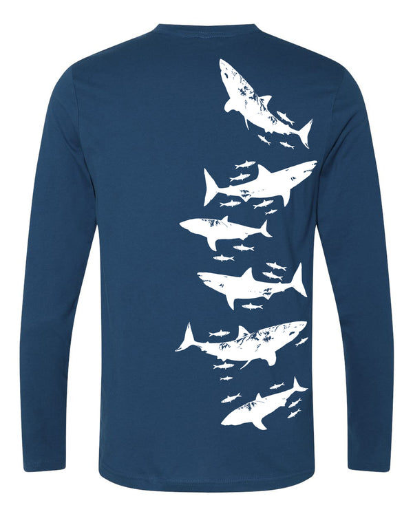 White Sharks Organic Cotton Long Sleeve Crew