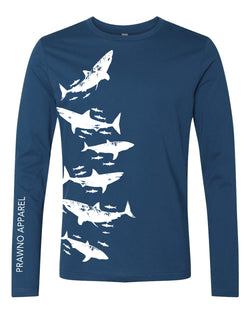 White Sharks Organic Cotton Long Sleeve Crew