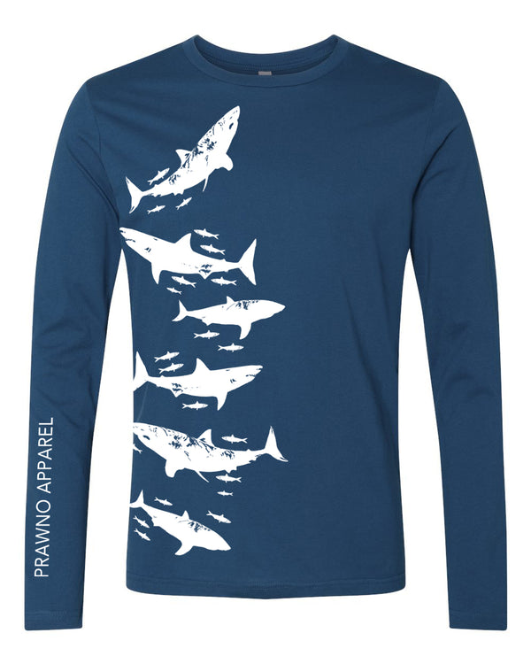 White Sharks Organic Cotton Long Sleeve Crew