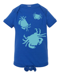 Crabs Short Sleeve Onesie - prawnoapparel.com