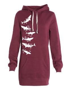 White Shark Oversized Hoodie