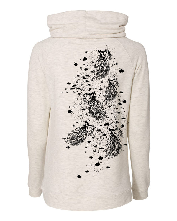 Reefscape Cowl Neck Sweatshirt
