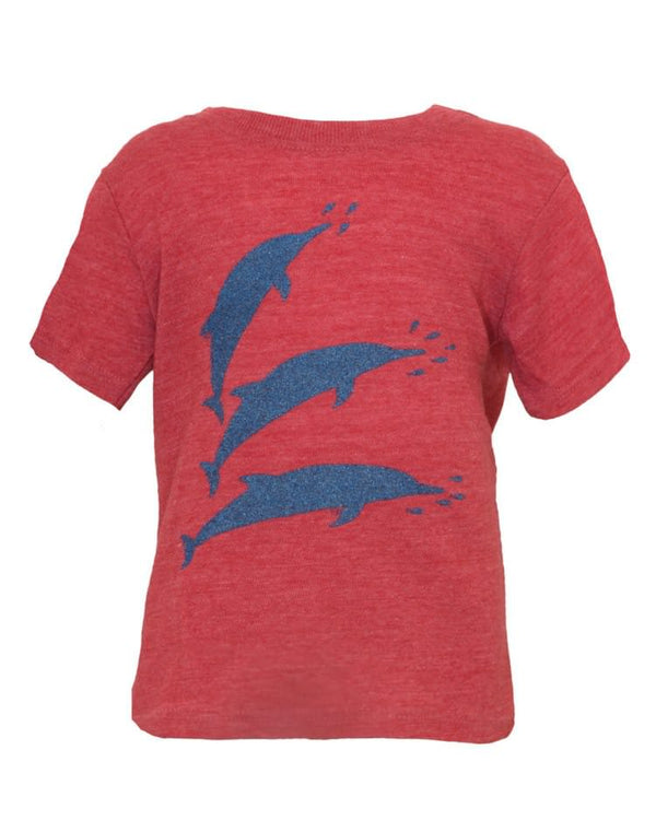 Dolphin Spree Organic/Recycled Tee - prawnoapparel.com