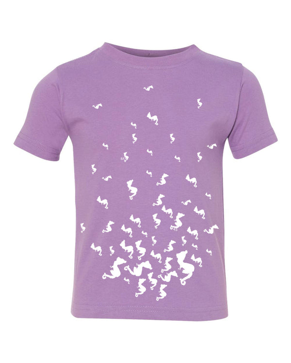 Seahorse Spray Toddler Tee - prawnoapparel.com